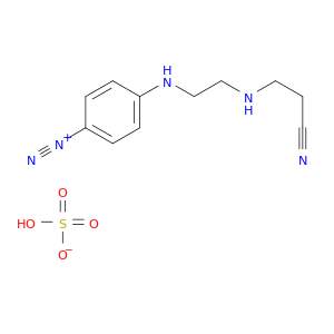Benzenediazonium, 4-[[2-(cyanoethylamino)ethyl]amino]-, sulfate (1:1)