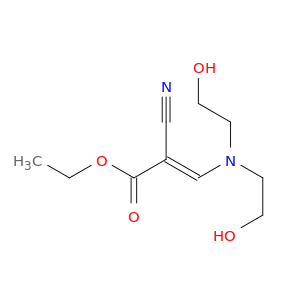 ETHYL (Z)-3-(BIS(2-HYDROXYETHYL)AMINO)-2-CYANO-PROP-2-ENOATE