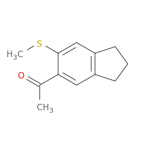 Ethanone, 1-[2,3-dihydro-6-(methylthio)-1H-inden-5-yl]-