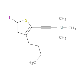 Silane, [(3-butyl-5-iodo-2-thienyl)ethynyl]trimethyl-