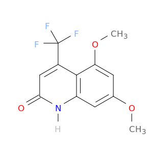 2(1H)-Quinolinone, 5,7-dimethoxy-4-(trifluoromethyl)-