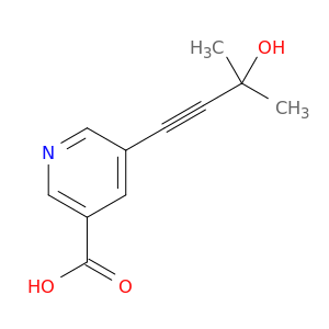 5-(3-Hydroxy-3-methylbut-1-yn-1-yl)nicotinic acid