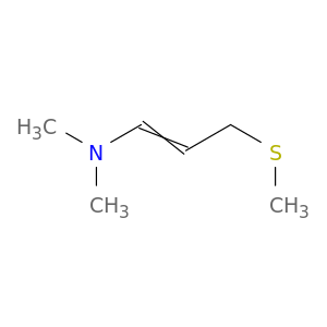 1-Propen-1-amine, N,N-dimethyl-3-(methylthio)-