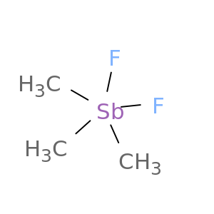 Antimony, difluorotrimethyl-