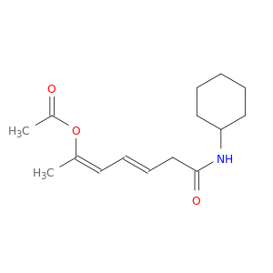 3,5-Heptadienamide, 6-(acetyloxy)-N-cyclohexyl-, (E,Z)-