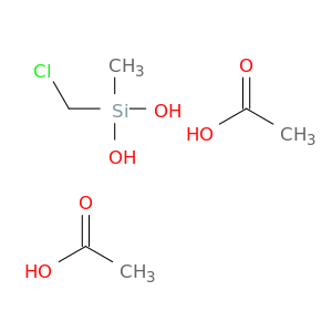 Silanediol, (chloromethyl)methyl-, diacetate