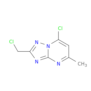 [1,2,4]Triazolo[1,5-a]pyrimidine, 7-chloro-2-(chloromethyl)-5-methyl-
