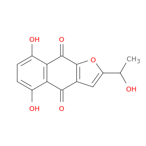 Naphtho[2,3-b]furan-4,9-dione, 5,8-dihydroxy-2-(1-hydroxyethyl)-
