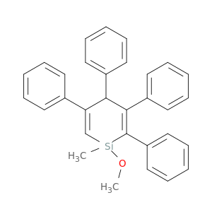Silacyclohexa-2,5-diene, 1-methoxy-1-methyl-2,3,4,5-tetraphenyl-