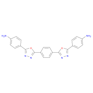 Benzenamine, 4,4'-[1,4-phenylenebis(1,3,4-oxadiazole-5,2-diyl)]bis-