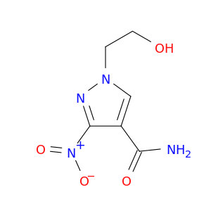 1-(2-hydroxyethyl)-3-nitro-pyrazole-4-carboxamide