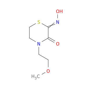 2,3-Thiomorpholinedione, 4-(2-methoxyethyl)-, 2-oxime