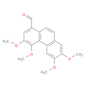 1-Phenanthrenecarboxaldehyde, 3,4,6,7-tetramethoxy-