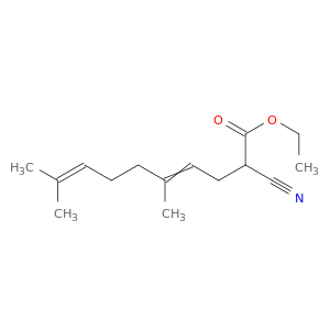 4,8-Decadienoic acid, 2-cyano-5,9-dimethyl-, ethyl ester