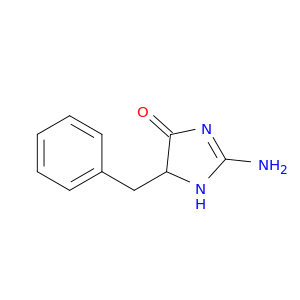 4H-Imidazol-4-one, 2-amino-1,5-dihydro-5-(phenylmethyl)-