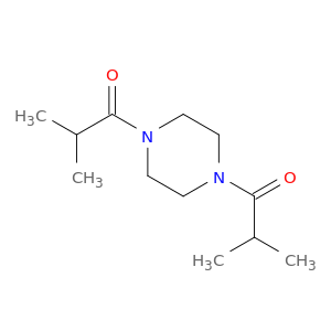 Piperazine,1,4-bis(2-methyl-1-oxopropyl)- (9CI)