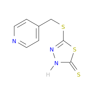 1,3,4-Thiadiazole-2(3H)-thione, 5-[(4-pyridinylmethyl)thio]-