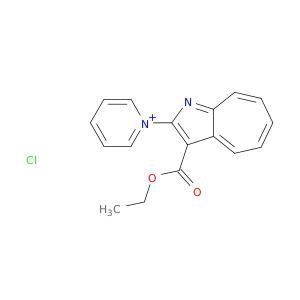 Pyridinium, 1-[3-(ethoxycarbonyl)cyclohepta[b]pyrrol-2-yl]-, chloride