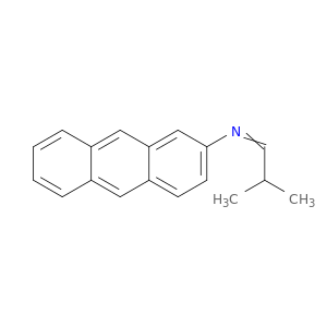 2-Anthracenamine, N-(2-methylpropylidene)-