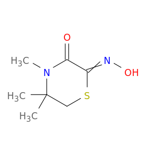 2,3-Thiomorpholinedione, 4,5,5-trimethyl-, 2-oxime