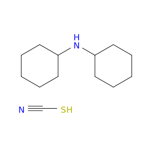 Thiocyanic acid, compd. with N-cyclohexylcyclohexanamine (1:1)