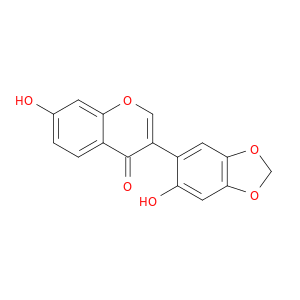 4H-1-Benzopyran-4-one, 7-hydroxy-3-(6-hydroxy-1,3-benzodioxol-5-yl)-