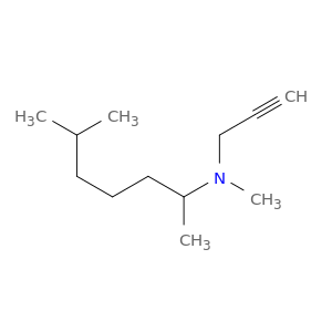 N-(PROP-2-YNYL)-N,1,5-TRIMETHYLHEXYLAMINE