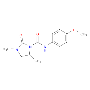 1-Imidazolidinecarboxamide, N-(4-methoxyphenyl)-3,5-dimethyl-2-oxo-