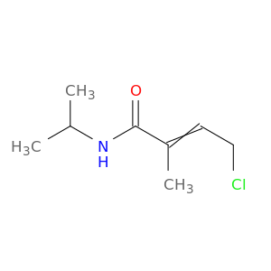 2-Butenamide, 4-chloro-2-methyl-N-(1-methylethyl)-