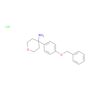 4-[4-(benzyloxy)phenyl]oxan-4-amine hydrochloride