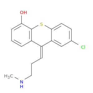 9H-Thioxanthen-4-ol, 7-chloro-9-[3-(methylamino)propylidene]-, (Z)-