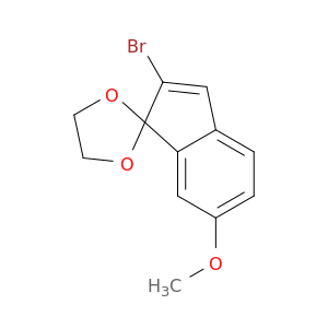 Spiro[1,3-dioxolane-2,1'-[1H]indene], 2'-bromo-6'-methoxy-