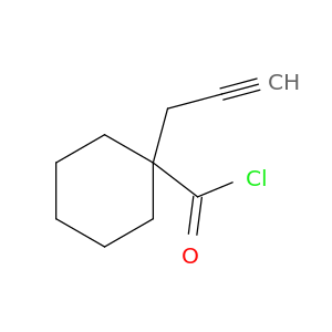 1-(Prop-2-yn-1-yl)cyclohexanecarbonyl chloride