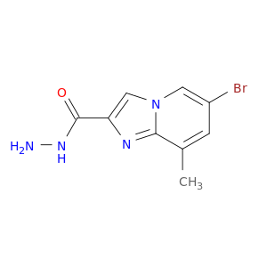 6-溴-8-甲基咪唑[1,2-A]吡啶-2-羧酸酰肼
