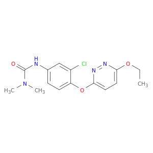 Urea, N'-[3-chloro-4-[(6-ethoxy-3-pyridazinyl)oxy]phenyl]-N,N-dimethyl-