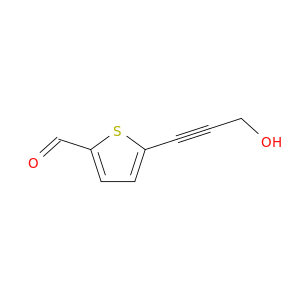 5-(3-Hydroxyprop-1-yn-1-yl)thiophene-2-carbaldehyde