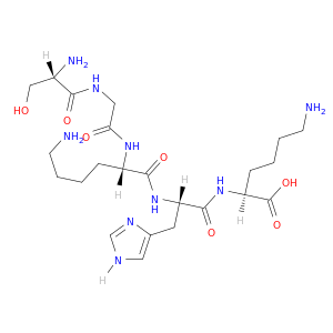 L-Lysine, L-serylglycyl-L-lysyl-L-histidyl-