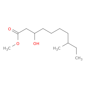 Decanoic acid, 3-hydroxy-8-methyl-, methyl ester