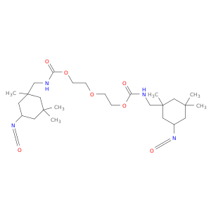 C,C'-(oxydi-2,1-乙醇)双[n-[(5-异氰酸盐-1,3,3,3,3-三甲基环己基)甲基]氨基甲酸酯]
