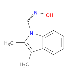 1H-Indole-1-carboxaldehyde, 2,3-dimethyl-, oxime