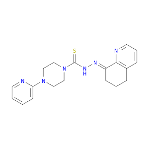 N'-(6,7-二氢喹啉-8(5H)-亚基)-4-(吡啶-2-基)哌嗪-1-硫代碳酰肼