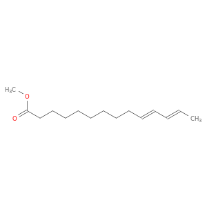 10,12-Tetradecadienoic acid, methyl ester, (E,E)-