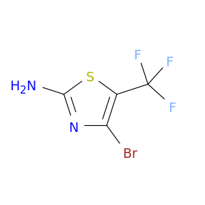 4-溴-5-(三氟甲基)-2-噻唑胺