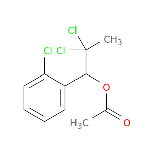 Benzenemethanol, 2-chloro-a-(1,1-dichloroethyl)-,1-acetate