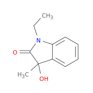 2H-Indol-2-one, 1-ethyl-1,3-dihydro-3-hydroxy-3-methyl-