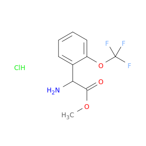 methyl 2-amino-2-[2-(trifluoromethoxy)phenyl]acetate hydrochloride