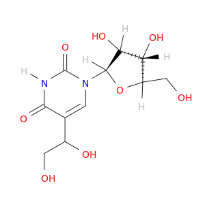 Uridine, 5-(1,2-dihydroxyethyl)-, (R)-