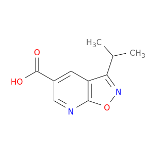 3-(丙-2-基)-[1,2]噁唑并[5,4-B]吡啶-5-羧酸