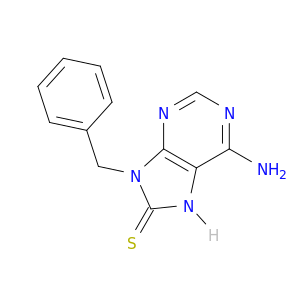 8H-Purine-8-thione, 6-amino-7,9-dihydro-9-(phenylmethyl)-