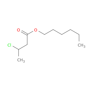 Butanoic acid, 3-chloro-, hexyl ester